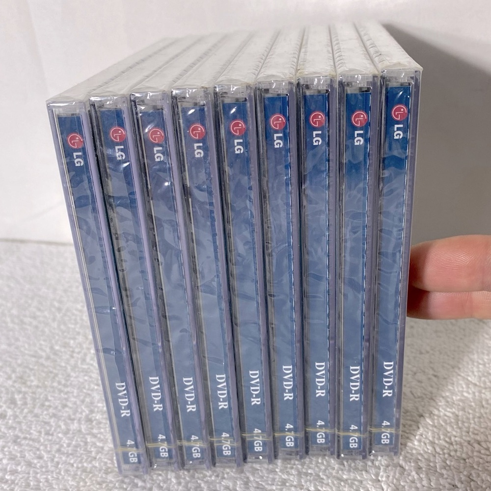 LG DVD-R Recordable Blank DVDs X9 NEW - Picture 3 of 7